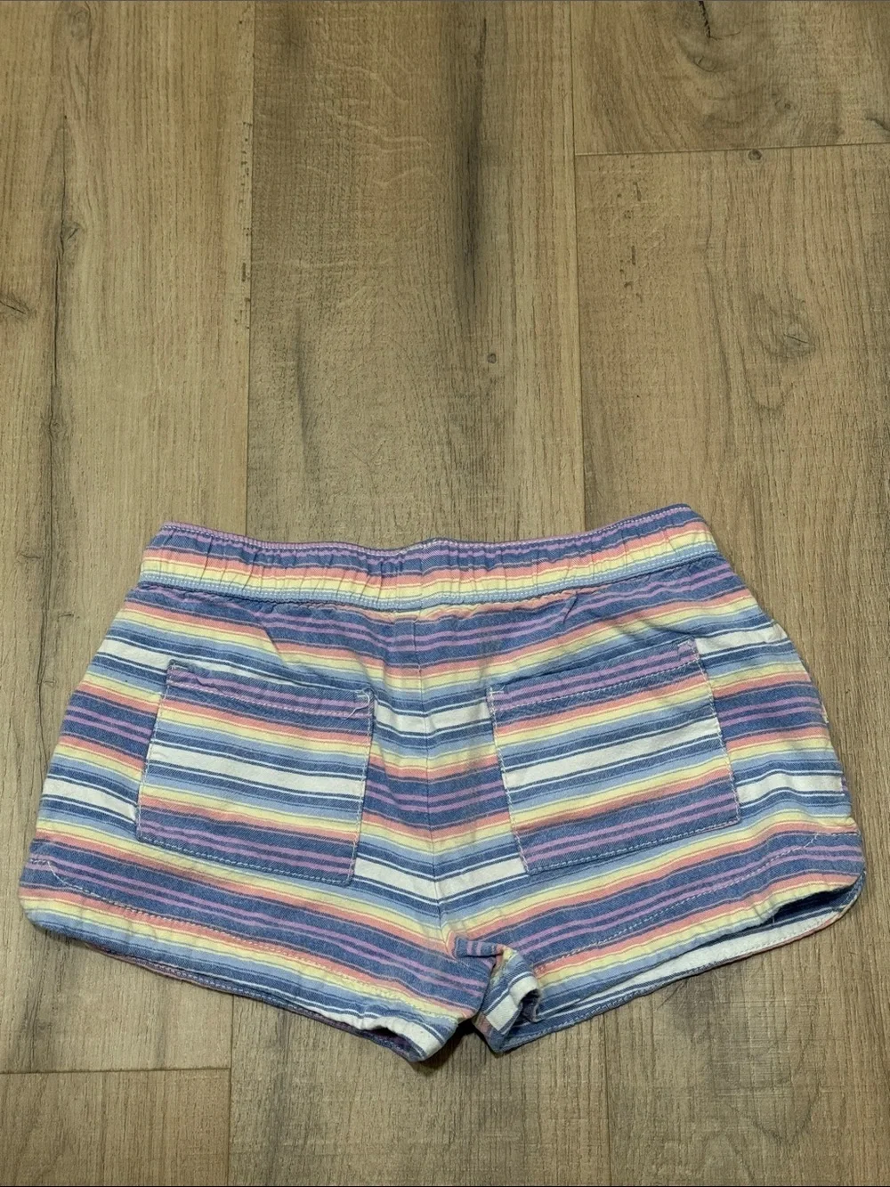 OshKosh B'gosh Pastel Striped Shorts in Blue, Pink, Yellow